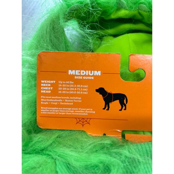 Hyde and Eek Green Monster Cat and Dog Hoodie Halloween Costume Size M - Picture 10 of 12